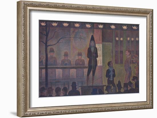 Circus Sideshow (Parade de cirque), 1887-88-Georges Seurat-Framed Giclee Print