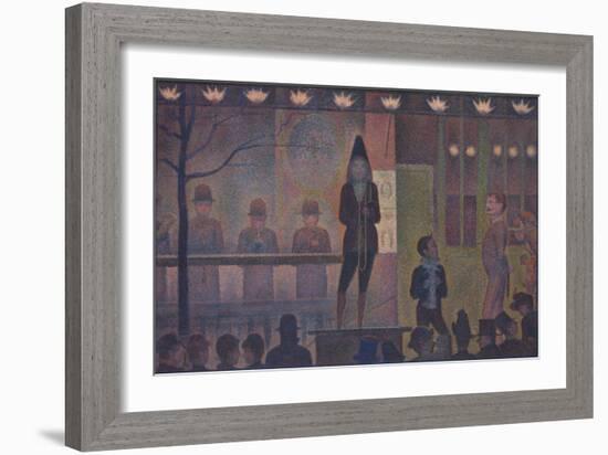 Circus Sideshow (Parade de cirque), 1887-88-Georges Seurat-Framed Giclee Print