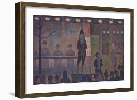 Circus Sideshow (Parade de cirque), 1887-88-Georges Seurat-Framed Giclee Print