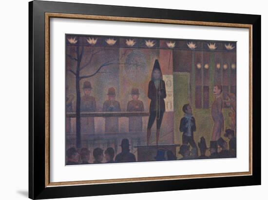 Circus Sideshow (Parade de cirque), 1887-88-Georges Seurat-Framed Giclee Print