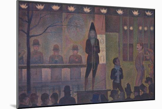 Circus Sideshow (Parade de cirque), 1887-88-Georges Seurat-Mounted Giclee Print