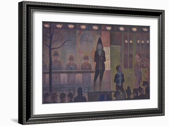 Circus Sideshow (Parade de cirque), 1887-88-Georges Seurat-Framed Giclee Print