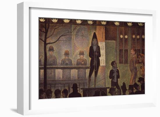 Circus Sideshow-Georges Seurat-Framed Art Print