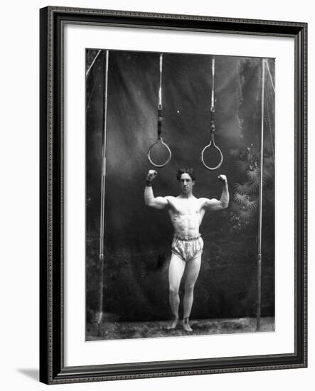 Circus Strongman, 1885-null-Framed Photographic Print