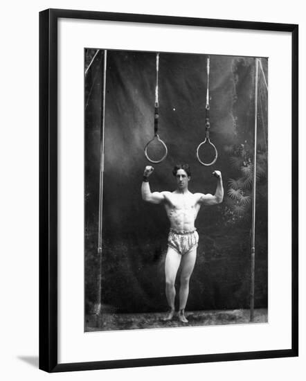 Circus Strongman, 1885-null-Framed Photographic Print