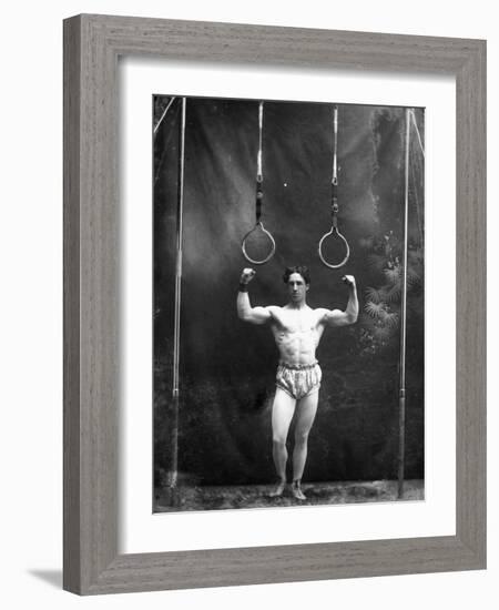 Circus Strongman, 1885-null-Framed Photographic Print