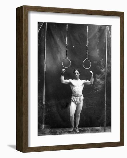 Circus Strongman, 1885-null-Framed Photographic Print