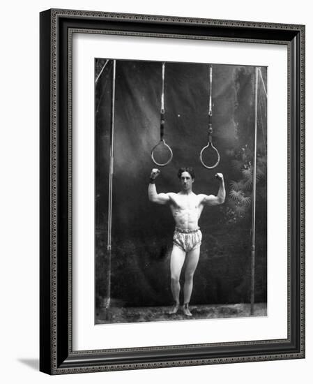 Circus Strongman, 1885-null-Framed Photographic Print