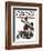 "Circus Strongman" Saturday Evening Post Cover, June 3,1916-Norman Rockwell-Framed Giclee Print