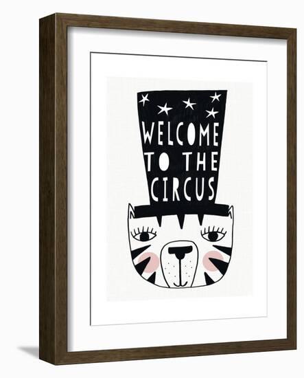 Circus Tiger-Seventy Tree-Framed Giclee Print