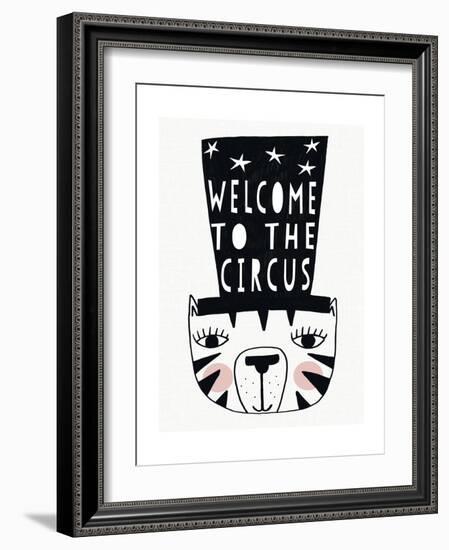 Circus Tiger-Seventy Tree-Framed Giclee Print