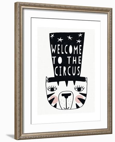 Circus Tiger-Seventy Tree-Framed Giclee Print