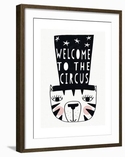 Circus Tiger-Seventy Tree-Framed Giclee Print