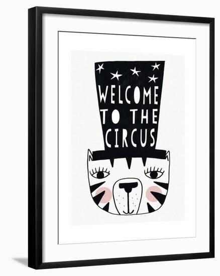 Circus Tiger-Seventy Tree-Framed Giclee Print