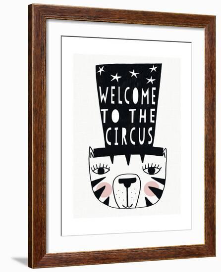 Circus Tiger-Seventy Tree-Framed Giclee Print