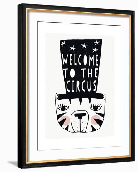 Circus Tiger-Seventy Tree-Framed Giclee Print