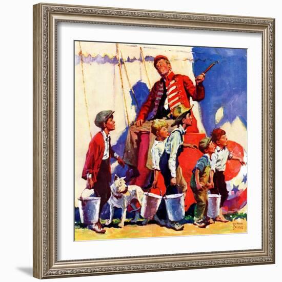 "Circus Work,"June 1, 1933-William Meade Prince-Framed Giclee Print