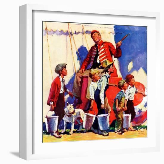 "Circus Work,"June 1, 1933-William Meade Prince-Framed Giclee Print