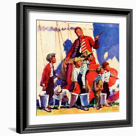 "Circus Work,"June 1, 1933-William Meade Prince-Framed Giclee Print