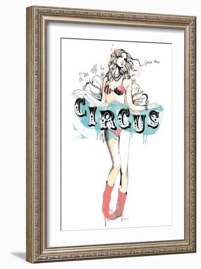 Circus-Manuel Rebollo-Framed Art Print