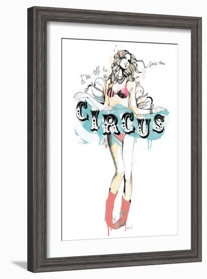 Circus-Manuel Rebollo-Framed Art Print