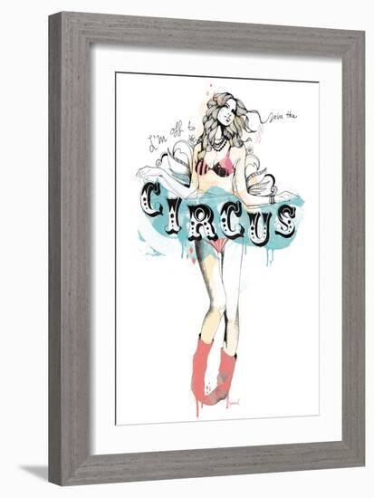 Circus-Manuel Rebollo-Framed Art Print