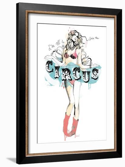 Circus-Manuel Rebollo-Framed Art Print