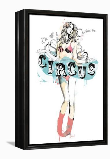 Circus-Manuel Rebollo-Framed Stretched Canvas