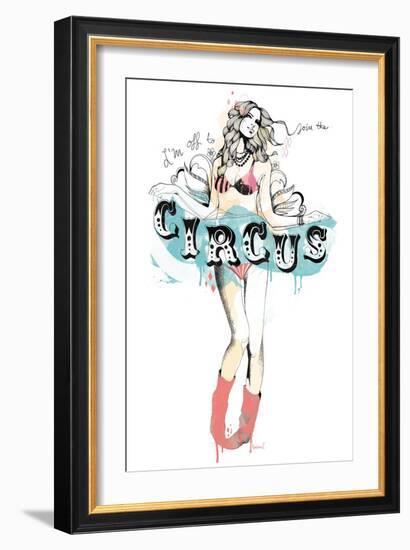 Circus-Manuel Rebollo-Framed Art Print