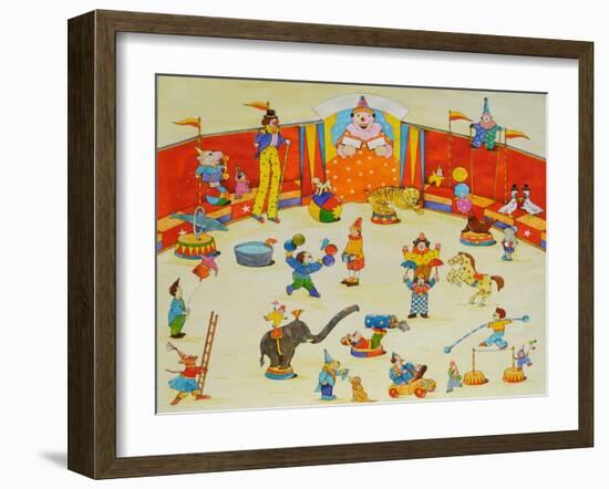 Circus-Christian Kaempf-Framed Giclee Print