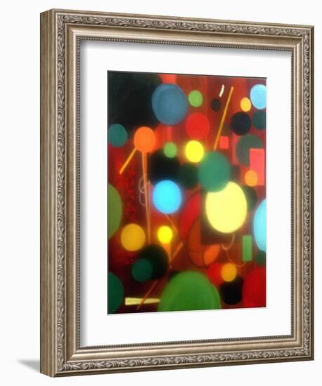 Cirlcle Explosion-Ruth Palmer-Framed Art Print