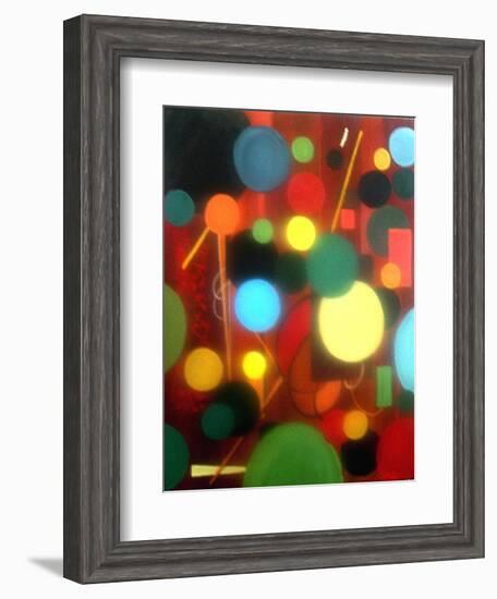 Cirlcle Explosion-Ruth Palmer-Framed Art Print