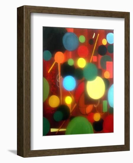 Cirlcle Explosion-Ruth Palmer-Framed Art Print