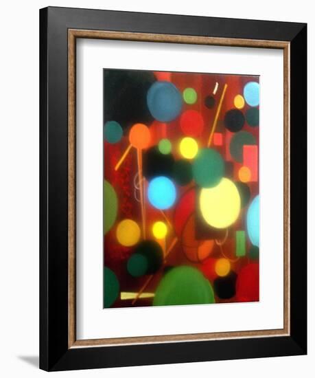 Cirlcle Explosion-Ruth Palmer-Framed Art Print