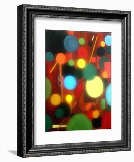 Cirlcle Explosion-Ruth Palmer-Framed Art Print