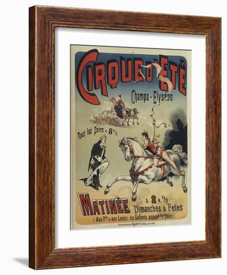 Cirque d'Ete-Charles Levy-Framed Giclee Print