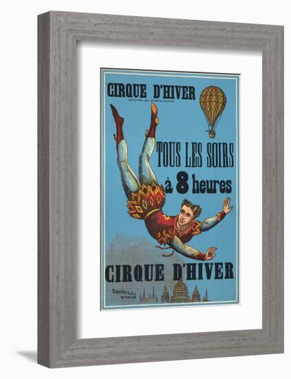 Cirque d’hiver-null-Framed Giclee Print