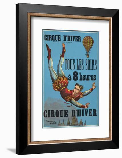 Cirque d’hiver-Vintage Reproduction-Framed Art Print