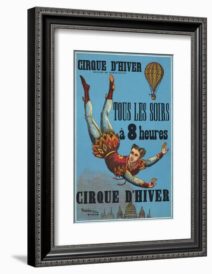 Cirque d’hiver-Vintage Reproduction-Framed Art Print