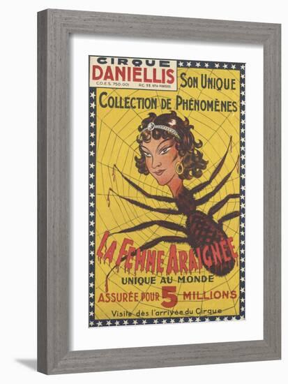 Cirque Daniellis, son unique collection de phénomènes-null-Framed Giclee Print