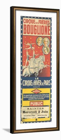 Cirque des Frères Bouglione-null-Framed Giclee Print