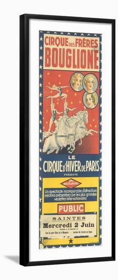 Cirque des Frères Bouglione-null-Framed Giclee Print