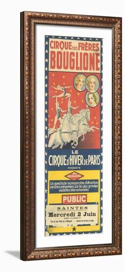 Cirque des Frères Bouglione-null-Framed Giclee Print