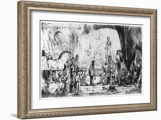 Cirque Pinder, C1890-1940-Auguste Brouet-Framed Giclee Print