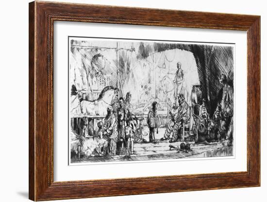 Cirque Pinder, C1890-1940-Auguste Brouet-Framed Giclee Print