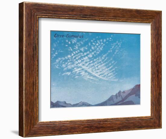 'Cirro-Cumulus - A Dozen of the Principal Cloud Forms In The Sky', 1935-Unknown-Framed Giclee Print