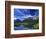 Cirrus Clouds Over Waterfowl Lake, Banff National Park, Alberta, Canada-Janis Miglavs-Framed Photographic Print