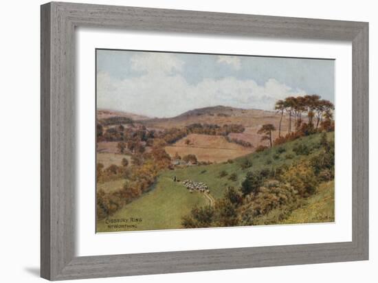 Cissbury Ring Near Worthing-Alfred Robert Quinton-Framed Giclee Print