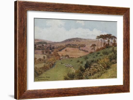 Cissbury Ring Near Worthing-Alfred Robert Quinton-Framed Giclee Print