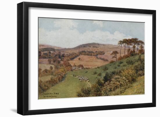 Cissbury Ring Near Worthing-Alfred Robert Quinton-Framed Giclee Print